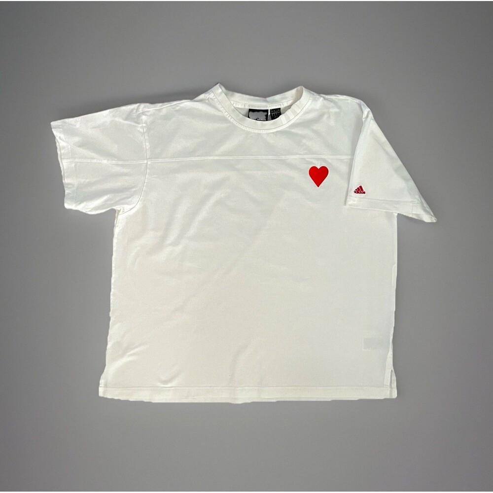 Adidas Ivy Park White w/Heart Unisex T Shirt Size XLarge Style Code HI1969